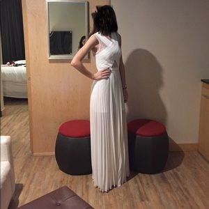 White prom dress